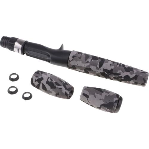 Lightweight Spinning Fishing Rod Handle EVA Pole Split Handle Grip Reel Seat Replacement Portable