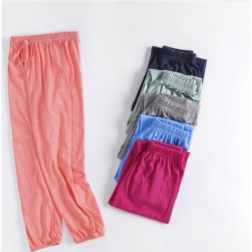 2-10year children mosquito repellent summer girls leggings boys pants slub cotton kids casual cotton pants girls pants