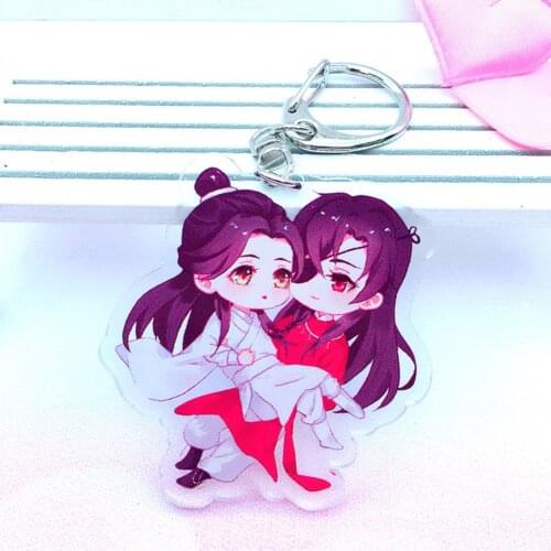 Llavero Anime mo dao zhu shi Tian Guan Ci fu LanZhan Bunny Cute Keyrings Keychains Collect Present Stunning pendants
