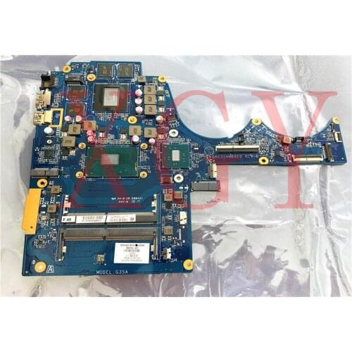New for hp omen notebook 15-ax 15-ay notebook motherboard 859750-601 859750-001 dag35amb8e0 i7-6700HQ cpu 965m/4g 100% test OK