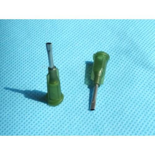 50pk 14gauge 1/2-inch Oval Blunt Needle Dispense Tip ,Glue Dispensing Needle