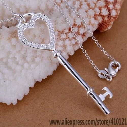 P121_2 Lucky Charm Silver Color Pendants For Women Jewelry Necklace Girl Lady Accessories Fashion Pendant /fliaocpa Cdeakula