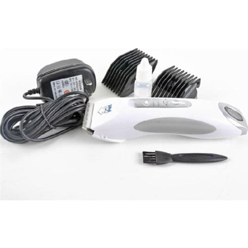 Professional Pet Electric Shaver Dog Hair Trimmer Rechargeable Dog Grooming Clipper + 1 Blade Cut Header