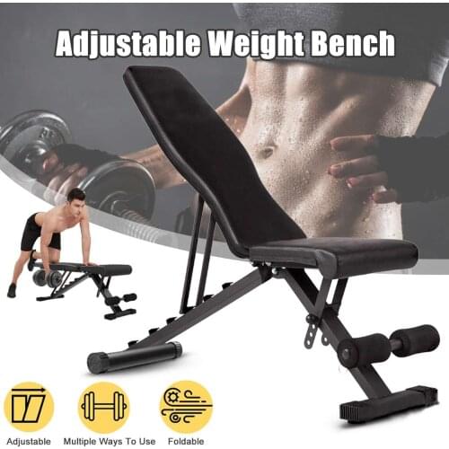 Adjustable Multifunctional Foldable Dumbbell Bench For Abdominal Fitness Workout Bench Exercise Equipment Weight Bench