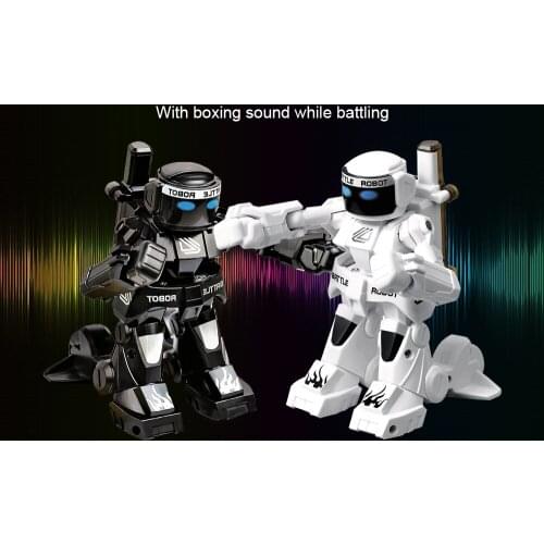 RC Robot 777-615 Battle 2.4G Mini Smart Robots battle Toy For boys Sense Remote Control Simulation Sound Light Body Toys