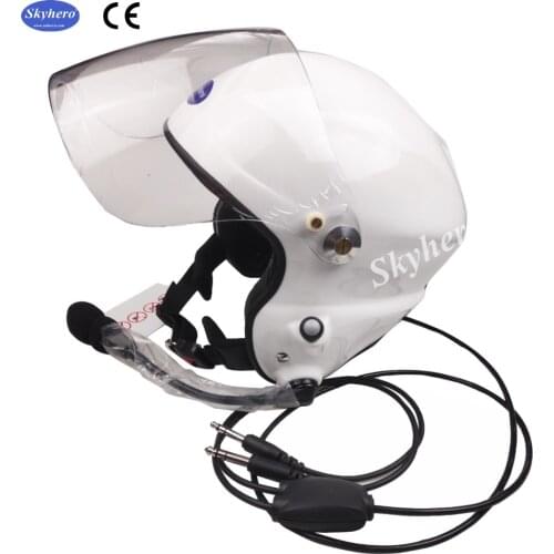 Noise Cancelling Headset Paramotor Helmet EN996 Certified Powered Paragliding 6.3/5.2 GA Plug