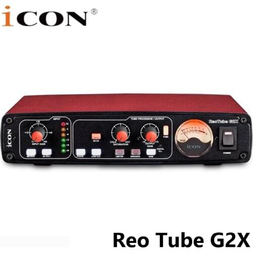 Original ICON ReoTube G2X Professional tube Microphone amplifier Microphone Preamplifier High Definition Digital Interface