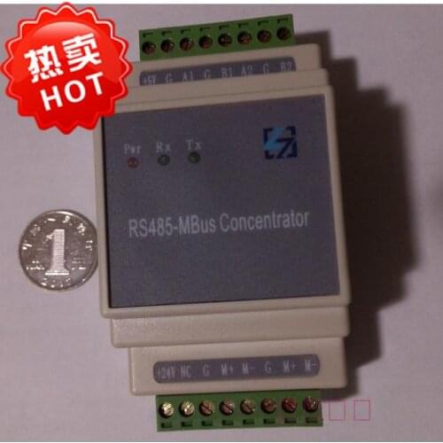 1-250 Slave MBUS/M-bus/to RS485 Module Transparent Concentrator