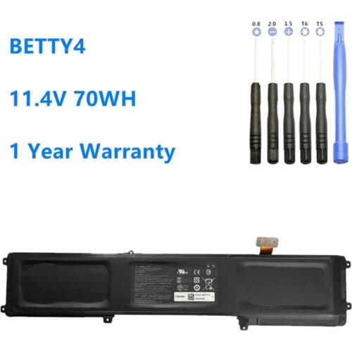 BETTY4 Laptop Battery For Blade 2016 V2 3ICP4/56/102-2 BETTY4 11.4V 6160mAh/70WH