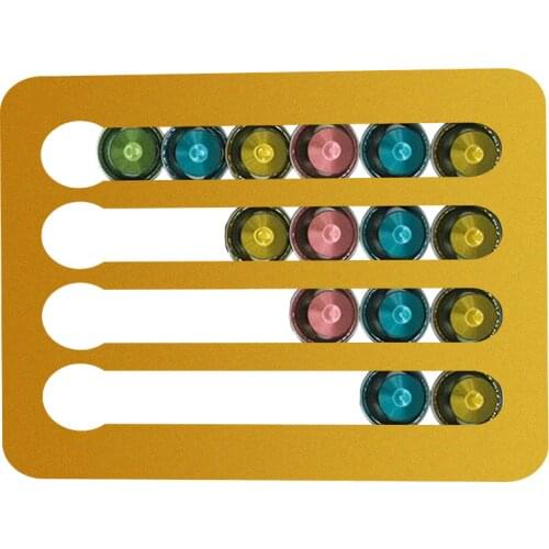 24 Cups Coffee Pods Capsules Holder Coffee Station Stand Display Rack Coffee Capsule Storage Rack For Nespresso Capsule Supplies