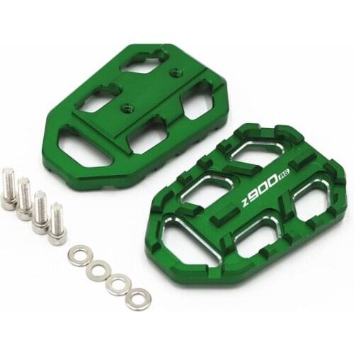 For Kawasaki Z900RS 2018-2020 Motorcycle Billet Wide Foot Pegs Pedals Footrest Enlarge Footpeg LOGO Z900RS