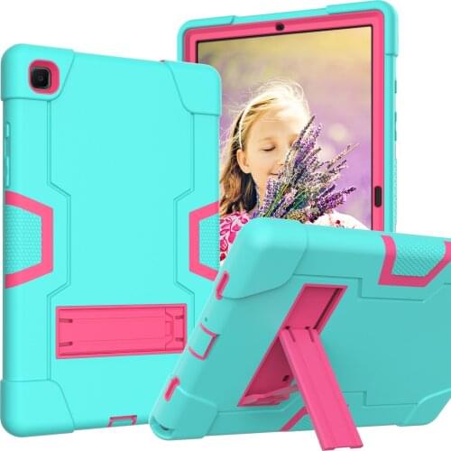 For Samsung SM-T500 case 10.4"inch T500 T505 Kid Safe Silicon Hybrid shockproof Stand Cover Galaxy Tab A7 10.4(2020)SM-T500 Case