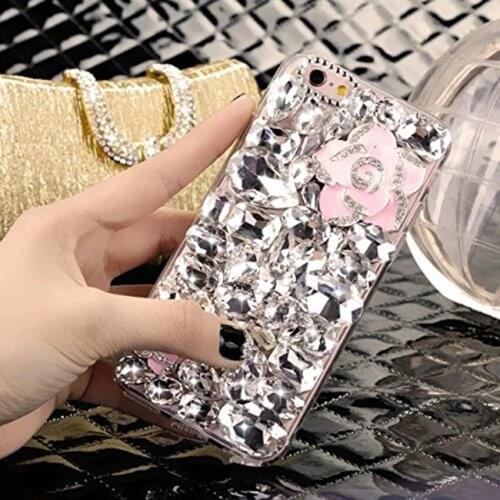 Bling Rhinestone Crystal Diamond Fox And Crown Soft Back Phone Case Cover For Huawei P9 P10 P20 P30 PLUS LiTE Mate10 20 Pro Lite