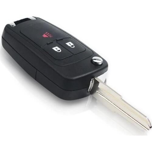 Replacement Key Shell For CHEVROLET Spark 2012 2013 2014 2015 2016 Fob 3 Button remote case