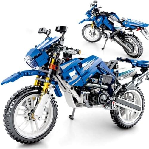NEW Technic Motorcycle MOTO Off-Road Car Creator Expert Building Blocks City Moc Bricks Classic Model Toys For kids SEMBO Blocks