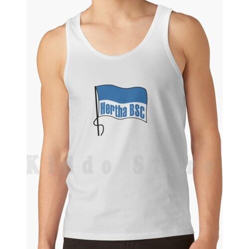 Hertha Berlin Tank Tops Vest Sleeveless Berlin Hertha Germany Football Hertha Berlin Soccer German Brandenburg Gate