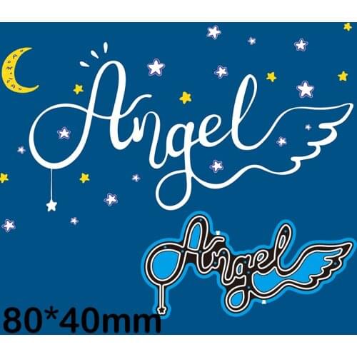 Metal Dies Darling Angel New Stencils DIY Scrap booking Paper Cards Craft Making Craft Decoration 80*40mm