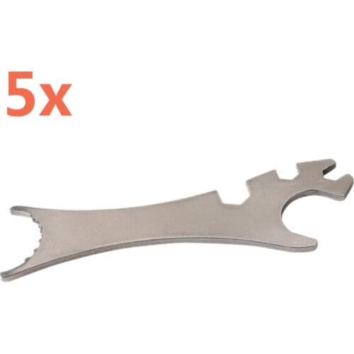 5pieces Tool Multi function Wrench Hex 5mm 5.5mm 8mm 16mm Shock Absorber Tie Rod Turnbuckle Tuner For 1/10 TRAXXAS E-REVO Summit