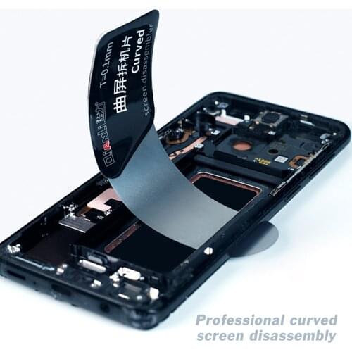 Mobile Phone Curved LCD Screen Opening Pry Tools Ultra Thin Flexible Stainless Steel Pry Spudger Tool