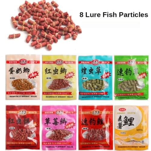 Carp Baits River Sea Fishing Tackle Red Worm Particles Additive Fish Baits Fresh Scent Crucian Grass Lures Bait Fishing Supply