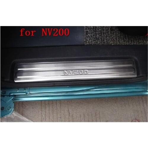 Stainless Steel car Scuff Plate/Door Sill Door Sill Car Styling for Nissan NV200