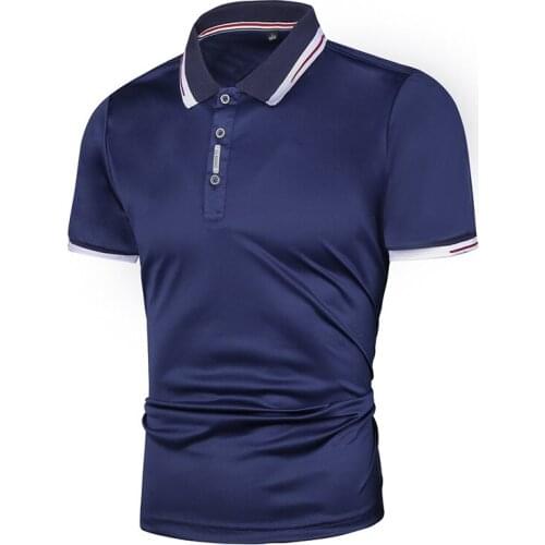 2021 New Mens Fashion Lapel T Shirts Casual Sport Polo Shirts Mens Short Sleeves T Shirt -40