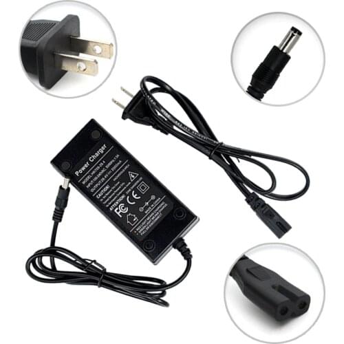 FCC,ROHS approval balance electric scooter battery charger 24V 29.4V 1500mA for 4 wheels skateboard