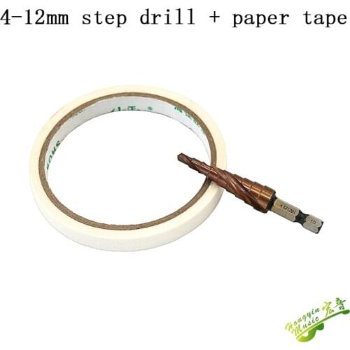 Guitar Bridge Pin Hole Handheld Reamer Tools T-Shaped Steel Handle Tapered 6 Fluted Chamfer Reaming DIY Woodworker Cut Drill