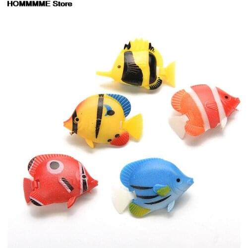 Fake Floating Artificial Mini Tropical Fish Simulation Vivid Landscape Aquarium Tank Ornament Decoration Fish Tank Accessories
