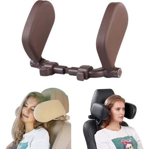 Car Headrest Nap Support,Fitted Seat Pillow Car, Functional Travel Car Accessories for Adults,Car Head Rest Child,Safe Car Seat