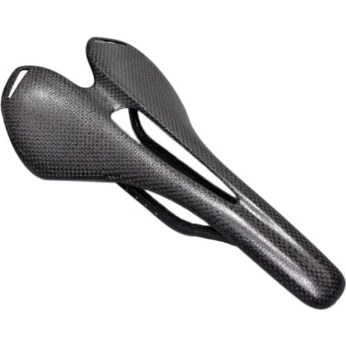 Full Carbon Fiber Bike Saddle Lightweight Matte Bicycle Saddle Seat Cushion for MTB Road Bike Folding Bike