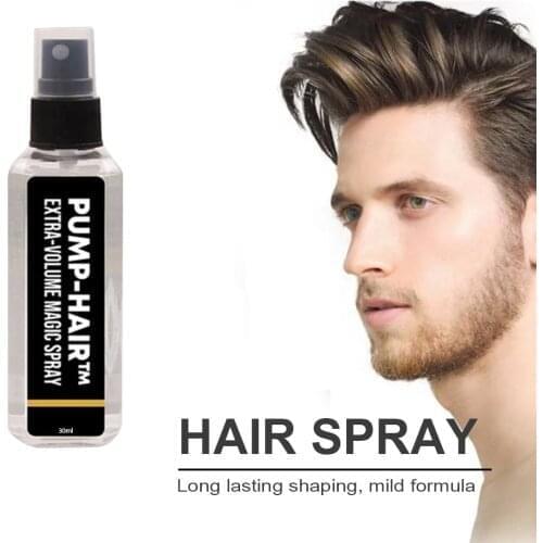 30ml/100ml Hair Spray Voluming Professional Solon Hair Styling Strong Lasting Fragrance Voluming Fluffy Gel Thickening Unisex