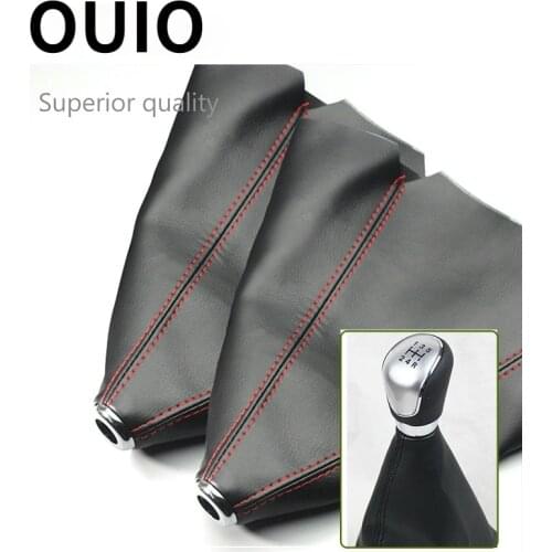 OUIO 1pcs Car Gear Knob Lever dust-proof cover For Toyota Corolla c-hr Avensis RAV4 Auris Subaru Forester Impreza XV Accessories