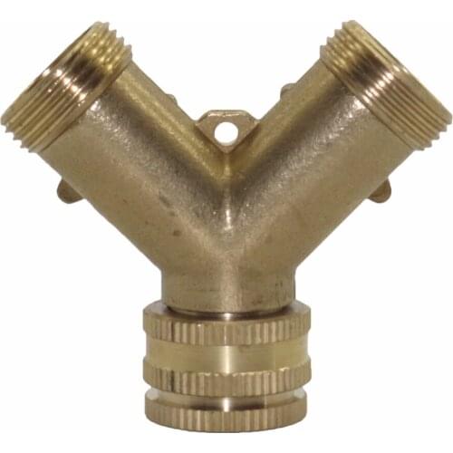 Faucet connector 2 Way Y Valve water connectors 1/2" and 3/4 'internal thread fittings Garden irrigation fittings