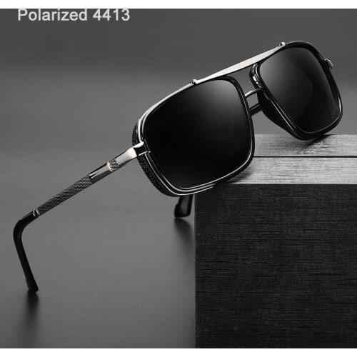JackJad Classic Vintage Polarized 4413 Style Sunglasses Men Driving Square Pilot Brand Design Sun Glasses UV400 Oculos De Sol