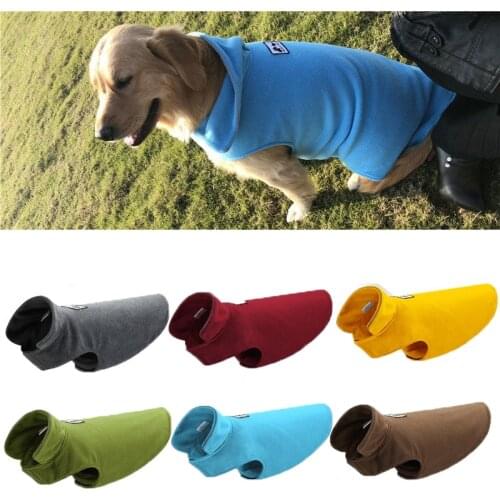 Pet Dog Warm Coat Fleece Jacket Jumper Sweater Winter Clothes Puppy Vest Outfit Dog Vest Clothes for Small Dogs Dog Costumes