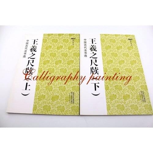 Ancient Wang Yizhi Cursive Script Ink Brush Calligraphy Copybook
