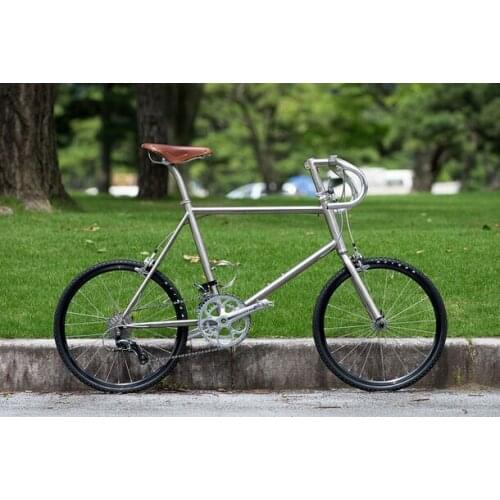 Titanium miniivelo bike frame with 451 wheel titanium velo bike frame 20er