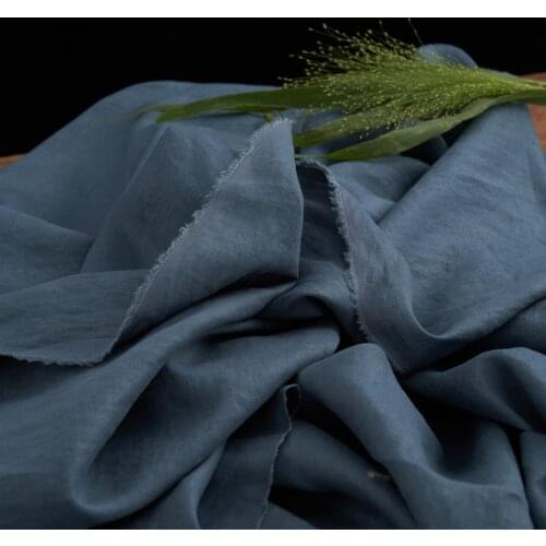 High-end flax fabric Low key neutral color linen fabric High-end gowns, dresses, trousers, shirts and jackets tissu