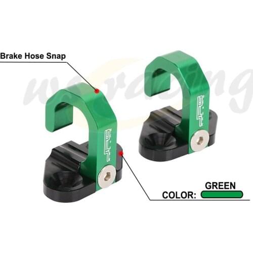 Rear Brake Hose Cable Clamp Holder Guide For Kawasaki KX 80 85 100 125 250 500 KLX 250 250S 250SF 250R 230R 300R 650R 650