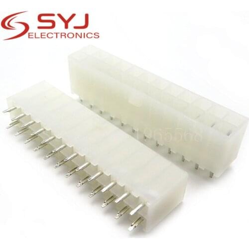 10pcs/lot Motherboard 24-pin ATX seat the board 24-pin ATX socket 24 -pin motherboard con tor In Stock