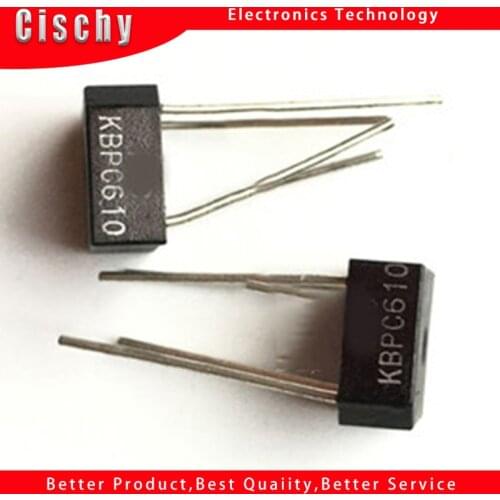 10PCS 6A 1000V diode bridge rectifier kbpc610