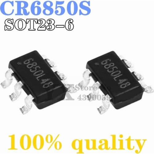 20 pçs/lote CR6850 6850 SOT23-6 CR6850S