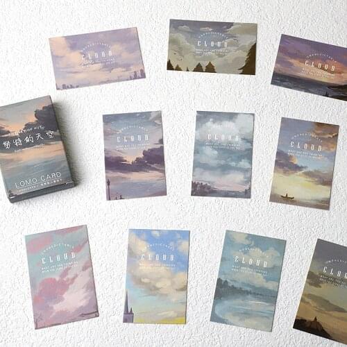 28 Sheets/Set Creative The Sky of Nut Lomo Card Mini Postcards Greeting Card Birthday Letter Gift Card