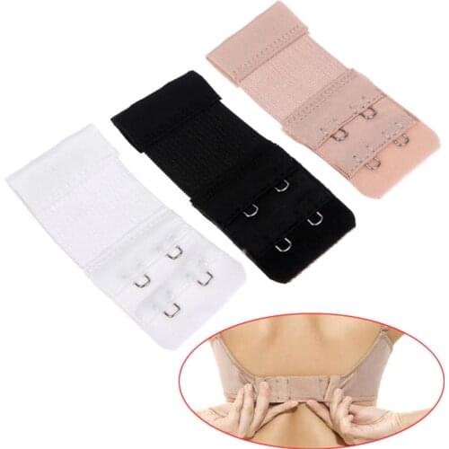 5Pcs/Set High Quality Adjustable Bra Extender 2 Hook Soft Womens Ladies Bra Extension Straps Underwear Strapless