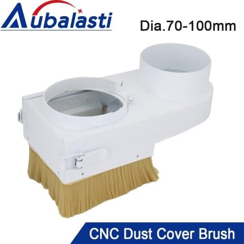 Aubalasti CNC Dust Cover Brush 70mm-125mm Diameter For CNC Engraving Machine Milling Machine Router Woodworking Tools