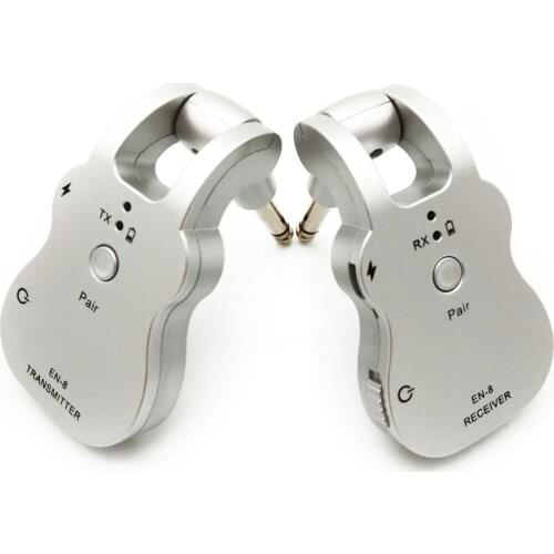 UHF Wireless Audio Transmitter Receiver System USB Rechargeable Pick Up for Electric Guitar Bass Accessory guitar Wireless