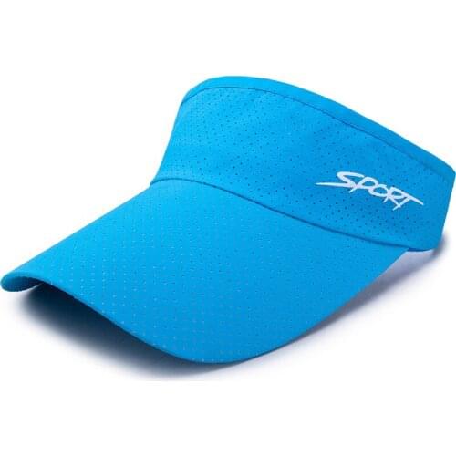 Baseball Cap Men Women 2021 Sport Headband Classic Sun Sports Visor Hat Running Without Top Pure Color Light Board Outdoor Caps