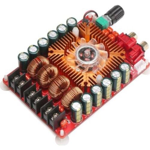 TDA7498E 2X160W Dual Channel Audio Amplifier Board support Single Channel, 24V Stereo Power Amp Module for CarVehicle Computer