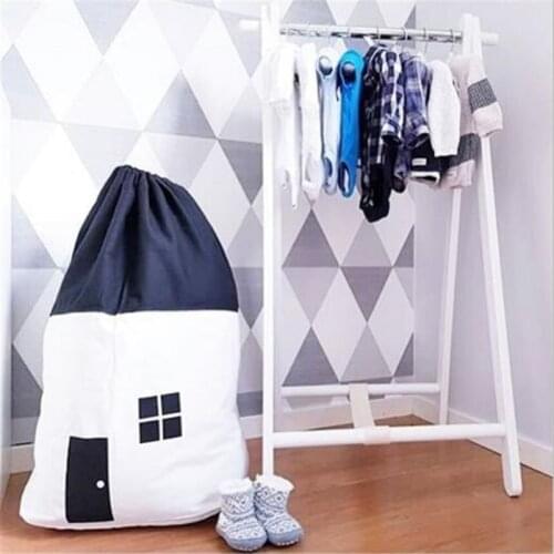 Home Large High Quality Canvas Organizer Storage Bag Clothes Packaging Toy Packing Bag Clothing Luggage Bag For Blanket Bedding
